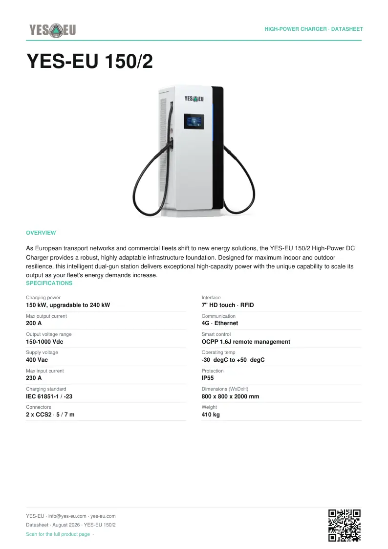 Preview of YES-EU 150/2 datasheet (PDF)