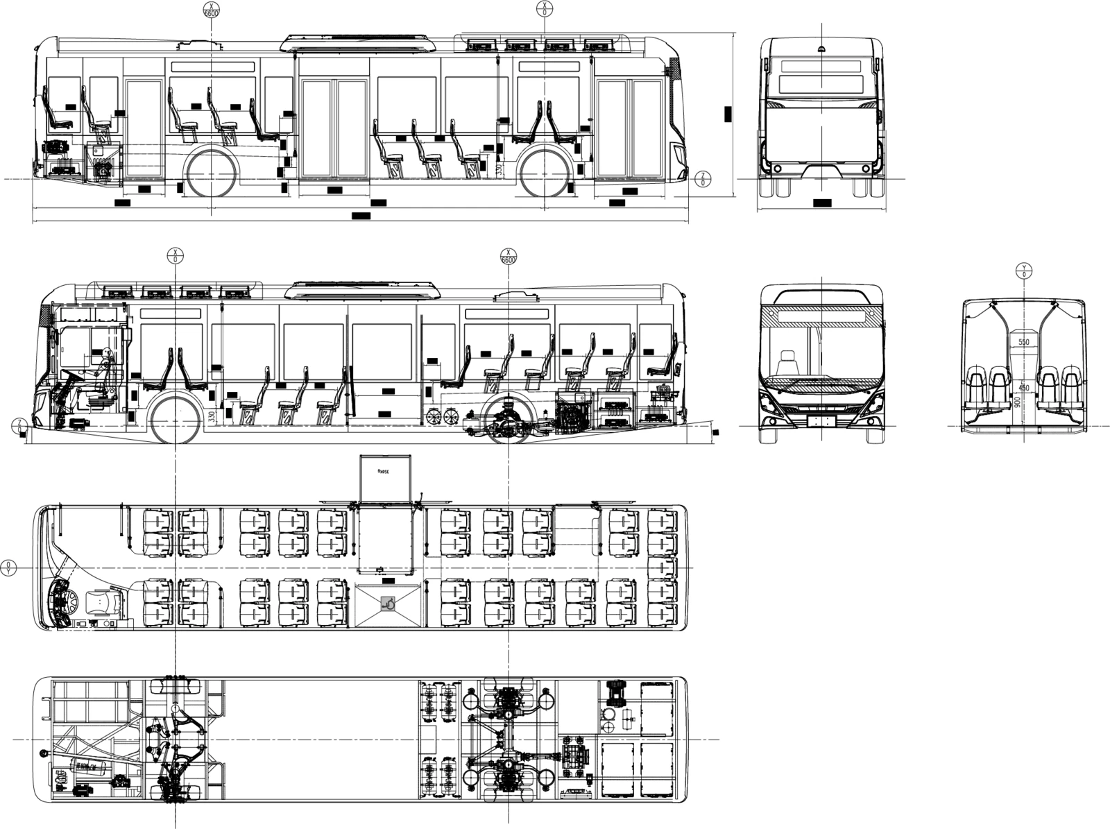 EU13 dimensioned layout and floor plan drawing
