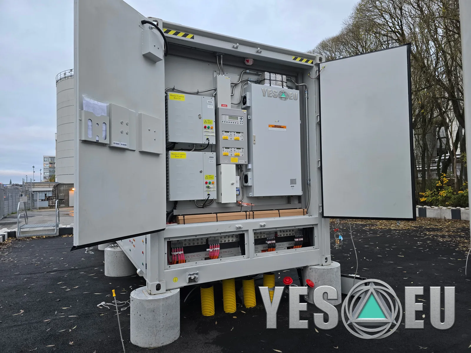 Utility-scale BESS project delivered by YES-EU in Sweden